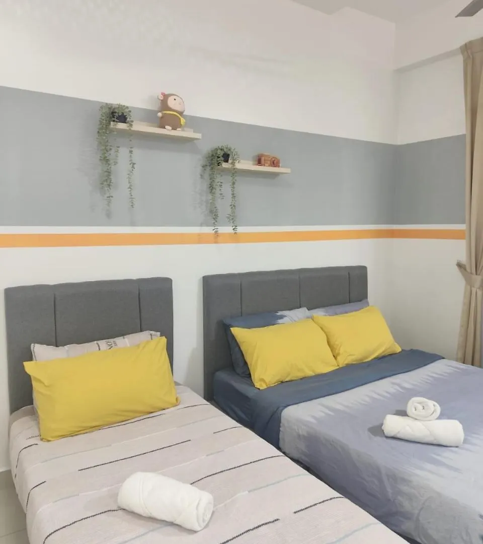 Apartmán Johor Twin Galaxy Near Ciq Ksl Free Parking 10Pax Johor Bahru